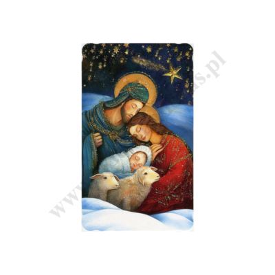 OBRAZEK KOLĘDOWY BROKAT - PACZKA 100 szt. - WZÓR 48 - 51142