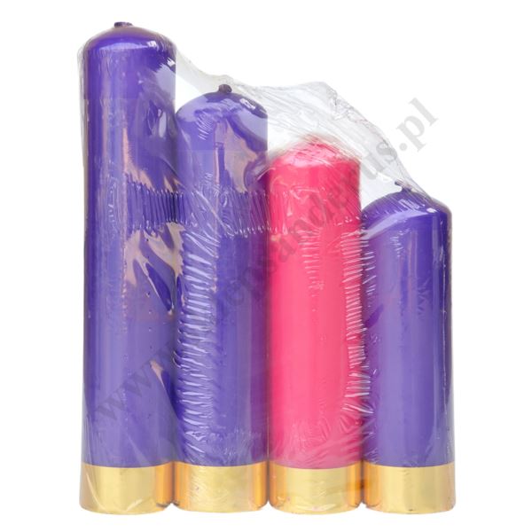 ŚWIECE ADWENTOWE - komplet schody- 65064