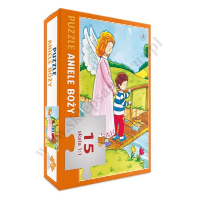 PUZZLE - ANIELE BOŻY - 15 elementów - 52465
