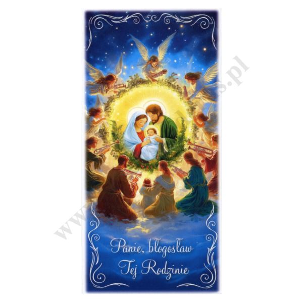 OBRAZEK KOLĘDOWY - format 8 x 16.7 cm - PACZKA 100 szt. - 78953