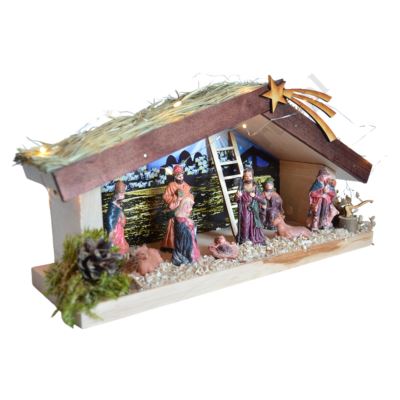 SZOPKA BOŻONARODZENIOWA - wys. 19 cm - 80555