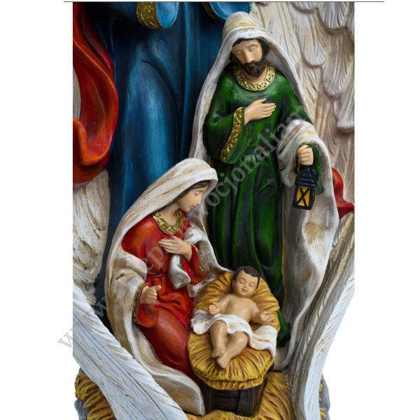 ŚWIĘTA RODZINA I ANIOŁ - wys. 45 cm - 50592