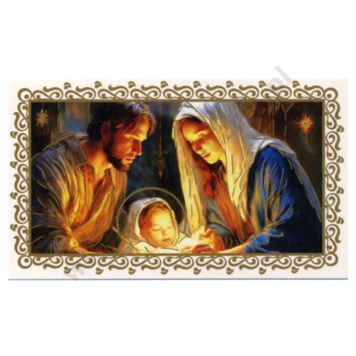 OBRAZEK KOLĘDOWY UV - FORMAT 11 x 6.5 cm - PACZKA 100 szt. - 71588