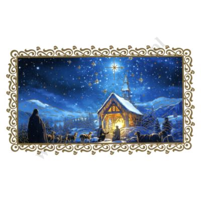 OBRAZEK KOLĘDOWY - PACZKA 100 szt. - 71567