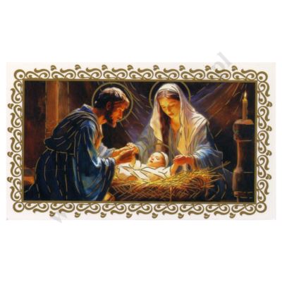 OBRAZEK KOLĘDOWY UV - FORMAT 11 x 6.5 cm - PACZKA 100 szt. - 30284