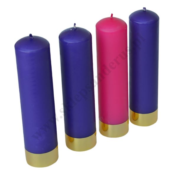 ŚWIECE ADWENTOWE - wys. 24 cm - 60979