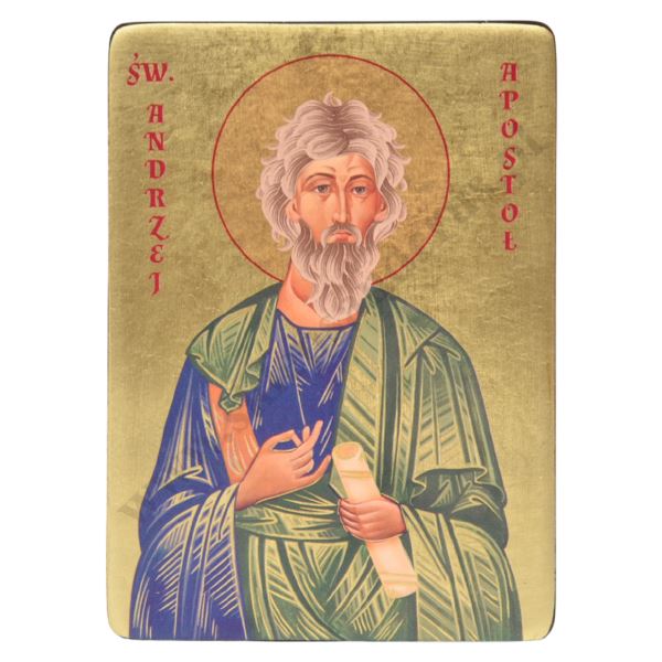 ŚWIĘTY ANDRZEJ APOSTOŁ - ikona 12 x 16.4 cm - 3072-B