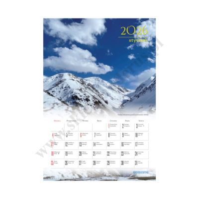 KRAJOBRAZY - format A4 - KALENDARZ 2026