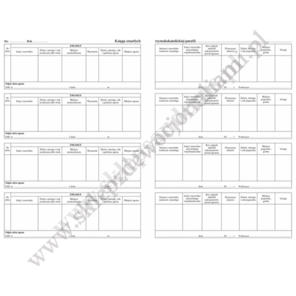 KSIĘGA ZMARŁYCH - 60178