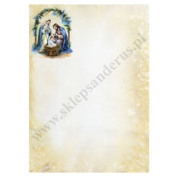 BOŻONARODZENIOWA PAPETERIA - format A4 - KPL.25 szt. - 30361
