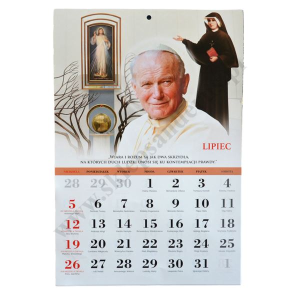KALENDARZ Z ŚW. JANEM PAWŁEM II - 2026