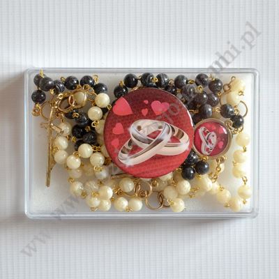 RÓŻAŃCE ŚLUBNE - komplet - 69176