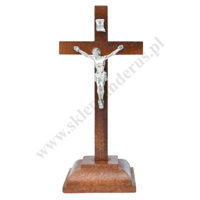KRZYŻ STOJĄCY DREWNIANY - wys. 17 cm - 66301