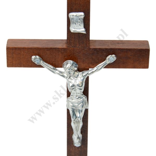 KRZYŻ STOJĄCY DREWNIANY - wys. 17 cm - 66301