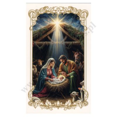 OBRAZEK KOLĘDOWY UV - FORMAT 6.5 x 11 cm - PACZKA 100 szt. - 30274