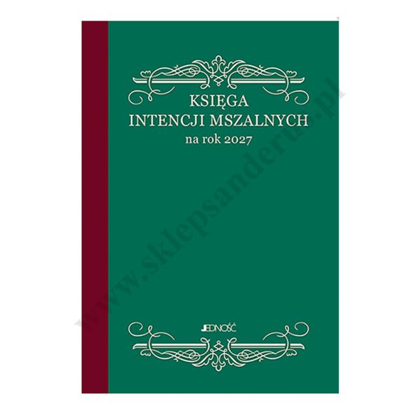 KSIĘGA INTENCJI MSZALNYCH NA ROK 2027 - mały format 14.7 x 20.3 cm
