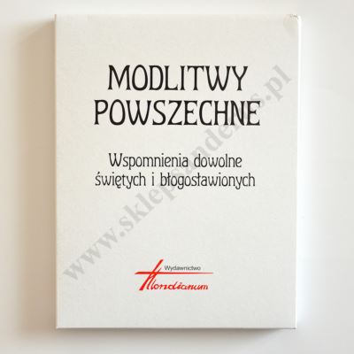 WSPOMNIENIA DOWOLNE - DO MODLITW POWSZECHNYCH - 1073
