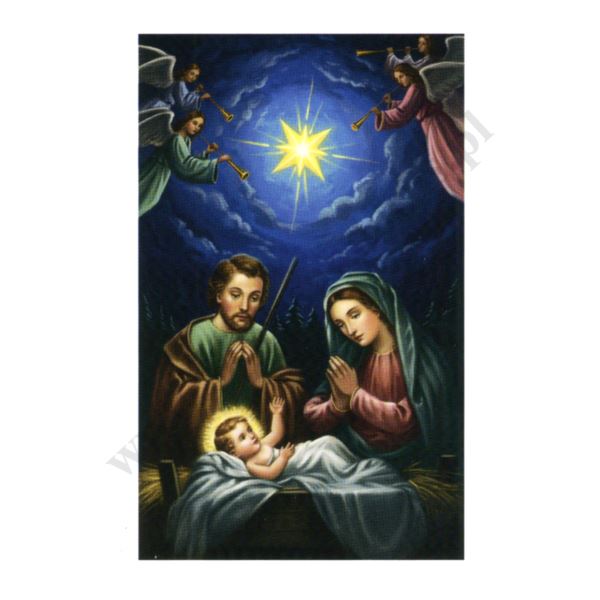 OBRAZEK KOLĘDOWY UV - format 6.5 x 10 cm - PACZKA 100 szt. - 50491