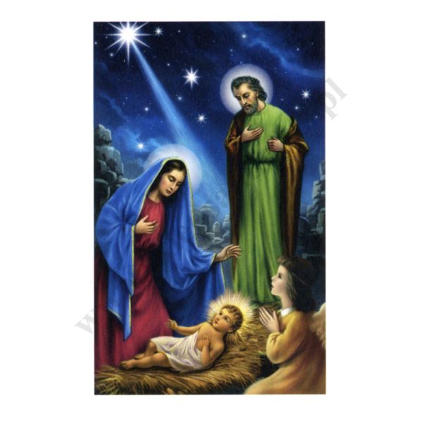 OBRAZEK KOLĘDOWY UV - format 6.5 x 10 cm - PACZKA 100 szt. - 38634