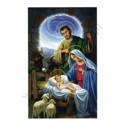 OBRAZEK KOLĘDOWY UV - format 6.5 x 10 cm - PACZKA 100 szt. - 50957