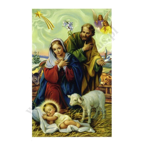 OBRAZEK KOLĘDOWY UV - format 6.5 x 10 cm - PACZKA 100 szt. - 50962