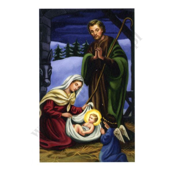 OBRAZEK KOLĘDOWY UV - format 6.5 x 10 cm - PACZKA 100 szt. - 50958