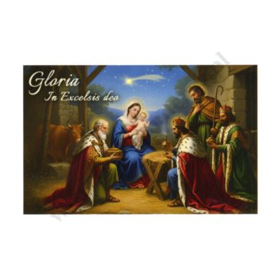 OBRAZEK KOLĘDOWY - format 10 x 6.5 cm - PACZKA 100 szt. - 8807