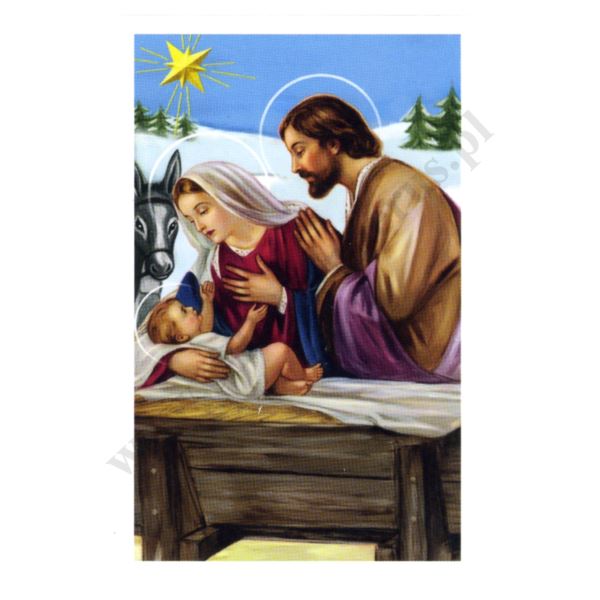 OBRAZEK KOLĘDOWY UV - format 6.5 x 10 cm - PACZKA 100 szt. - 50961