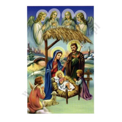 OBRAZEK KOLĘDOWY UV - format 6.5 x 10 cm - PACZKA 100 szt. - 50960