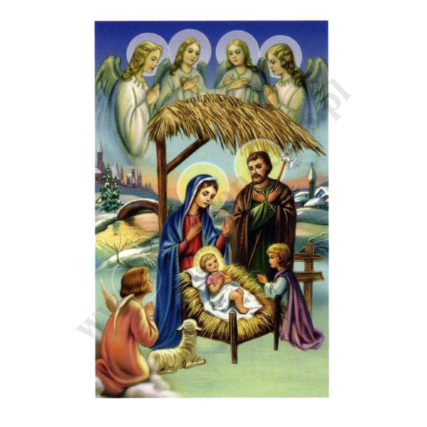 OBRAZEK KOLĘDOWY UV - format 6.5 x 10 cm - PACZKA 100 szt. - 50960