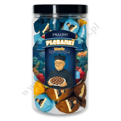 PLEBANKI. Praliny w pięciu smakach - 560 g - 45114