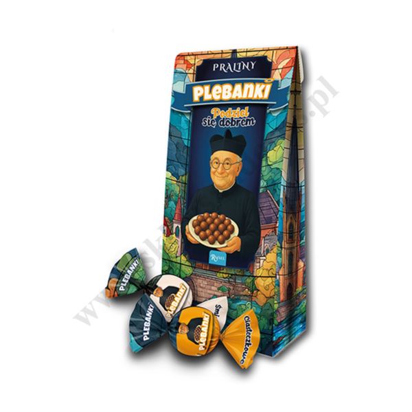 PLEBANKI. Praliny w pięciu smakach - 140 g - 45113
