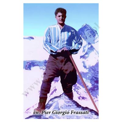 ŚW. PIER GIORGIO FRASSATI - pocztówka 10 x 15 cm - paczka 100 szt. - 84086