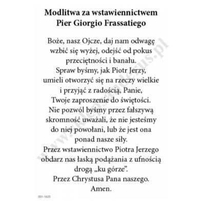 ŚW. PIER GIORGIO FRASSATI - pocztówka 10 x 15 cm - paczka 100 szt. - 86918