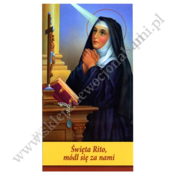 ŚWIĘTA RITA - obrazek 7 x 13 cm - paczka 100 szt - 88833