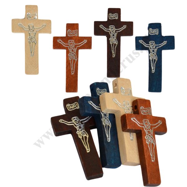 KRZYŻYK DO RÓŻAŃCA - mix kolorów - 8094