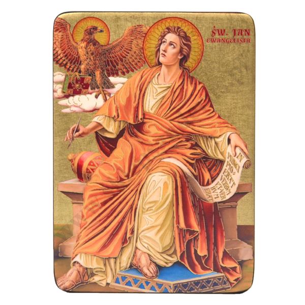 ŚW. JAN EWANGELISTA - ikona 12 x 16.5 cm - 51545