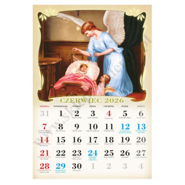 KALENDARZ Z ANIOŁEM STRÓŻEM 2026