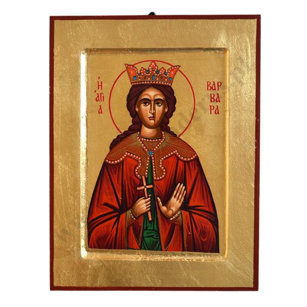 ŚWIĘTA BARBARA - ikona 18 x 23.5 cm - 51133