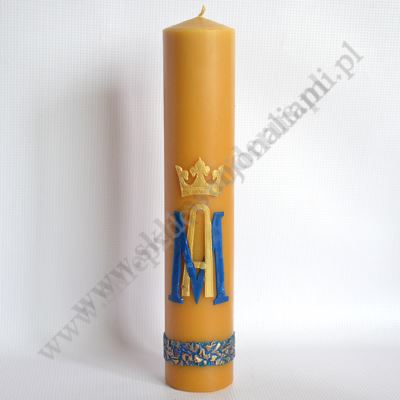 ŚWIECA MARYJNA - wys.33 cm - 84464