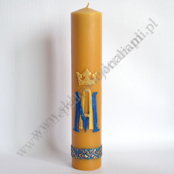 ŚWIECA MARYJNA - wys.33 cm - 84464