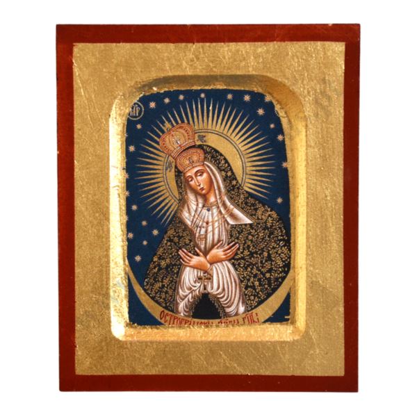 MATKA BOŻA OSTROBRAMSKA - ikona 10.3 x 12.5 cm - 9479