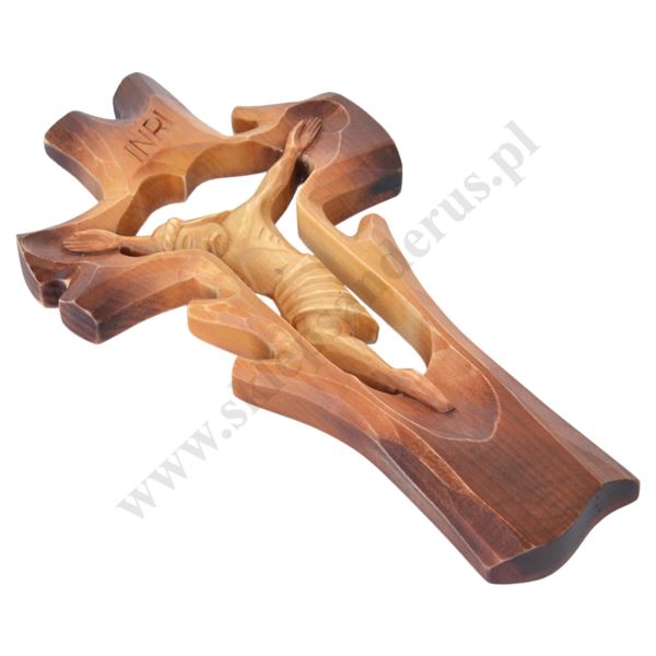 KRZYŻ DREWNIANY - wys. 36 cm - 56056