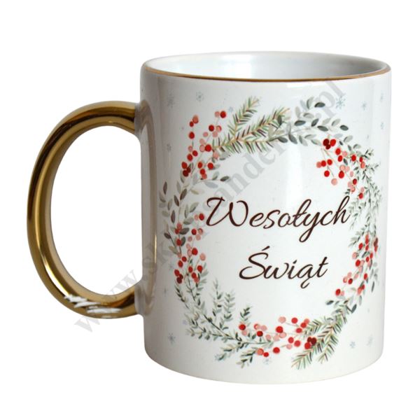 KUBEK ŚWIĄTECZNY "WESOŁYCH ŚWIĄT" - 2965