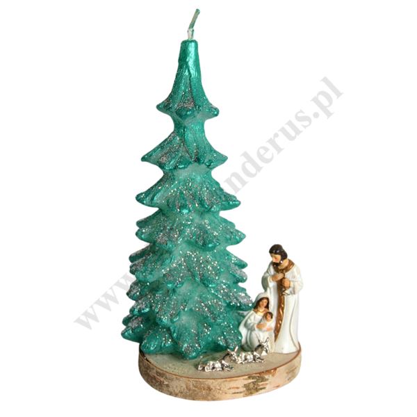 ŚWIECA NA BOŻE NARODZENIE - wys. 24 cm - 9499