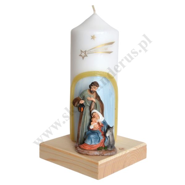 ŚWIECA NA BOŻE NARODZENIE - wys. 24 cm - 78763
