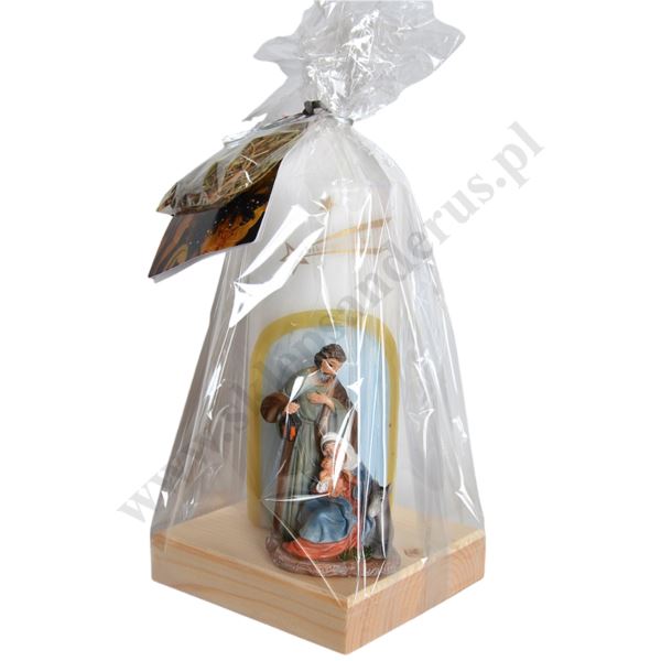 ŚWIECA NA BOŻE NARODZENIE - wys. 24 cm - 78763