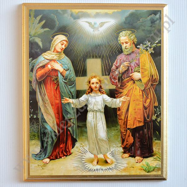 ŚWIĘTA RODZINA - obraz 18 x 25  cm - 11046