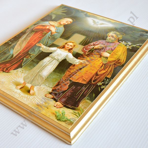 ŚWIĘTA RODZINA - obraz 18 x 25  cm - 11046