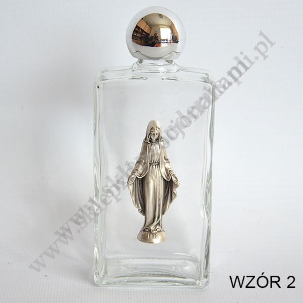 BUTELKA NA WODĘ ŚWIĘCONĄ - SZKLANA - 62527